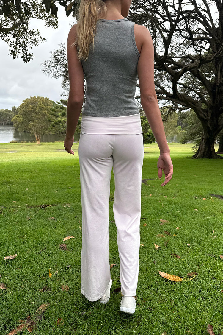 Priscilla Pants | Blush White / XS/S