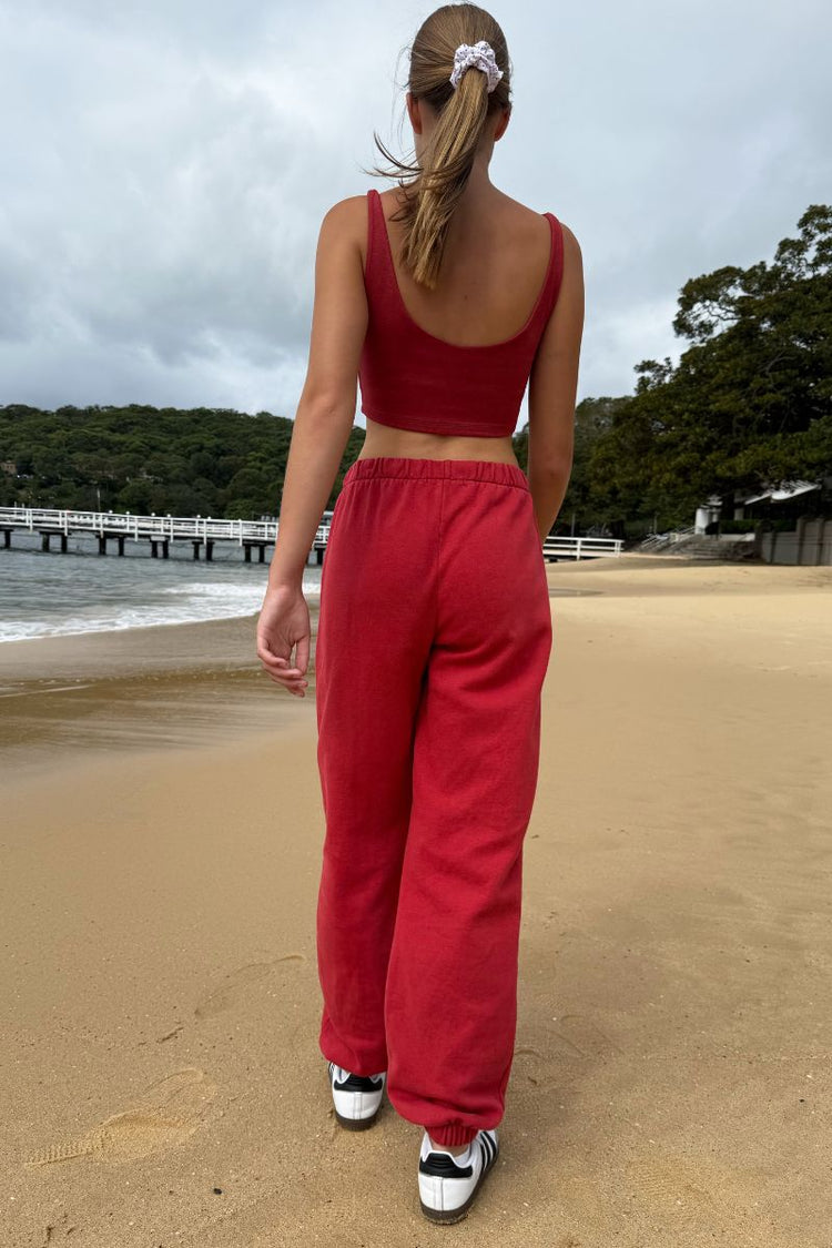 Rosa Sweatpants | Red / S/M
