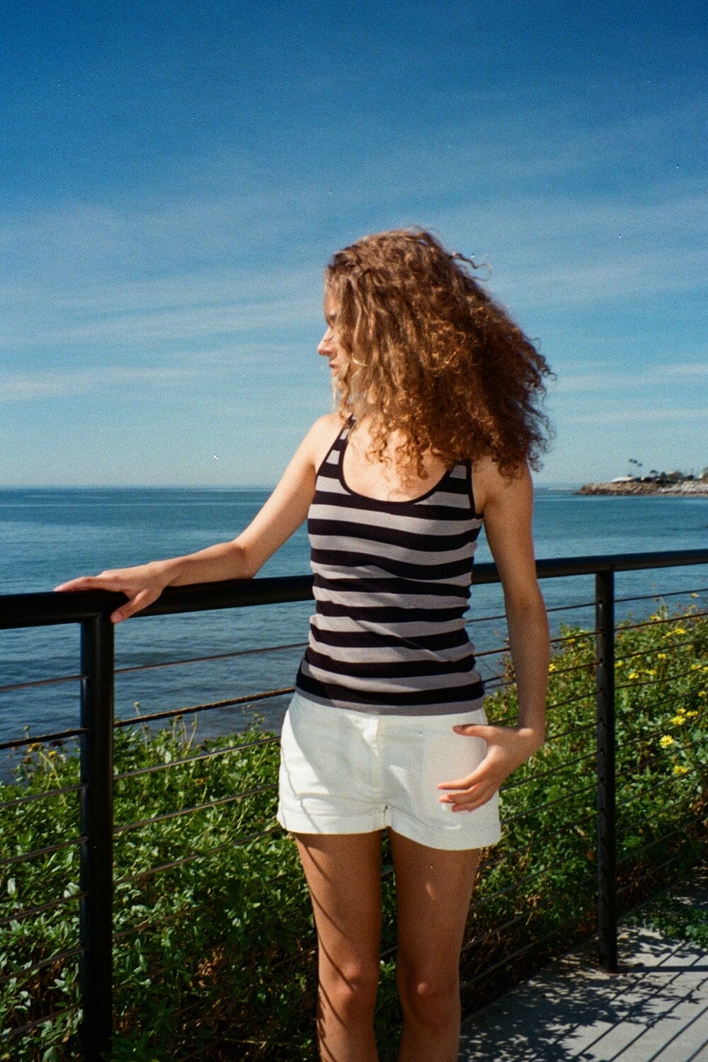 【あんな様】Multicolor Stripe TankTop Striped Scoop Neck Tank – Lilla P