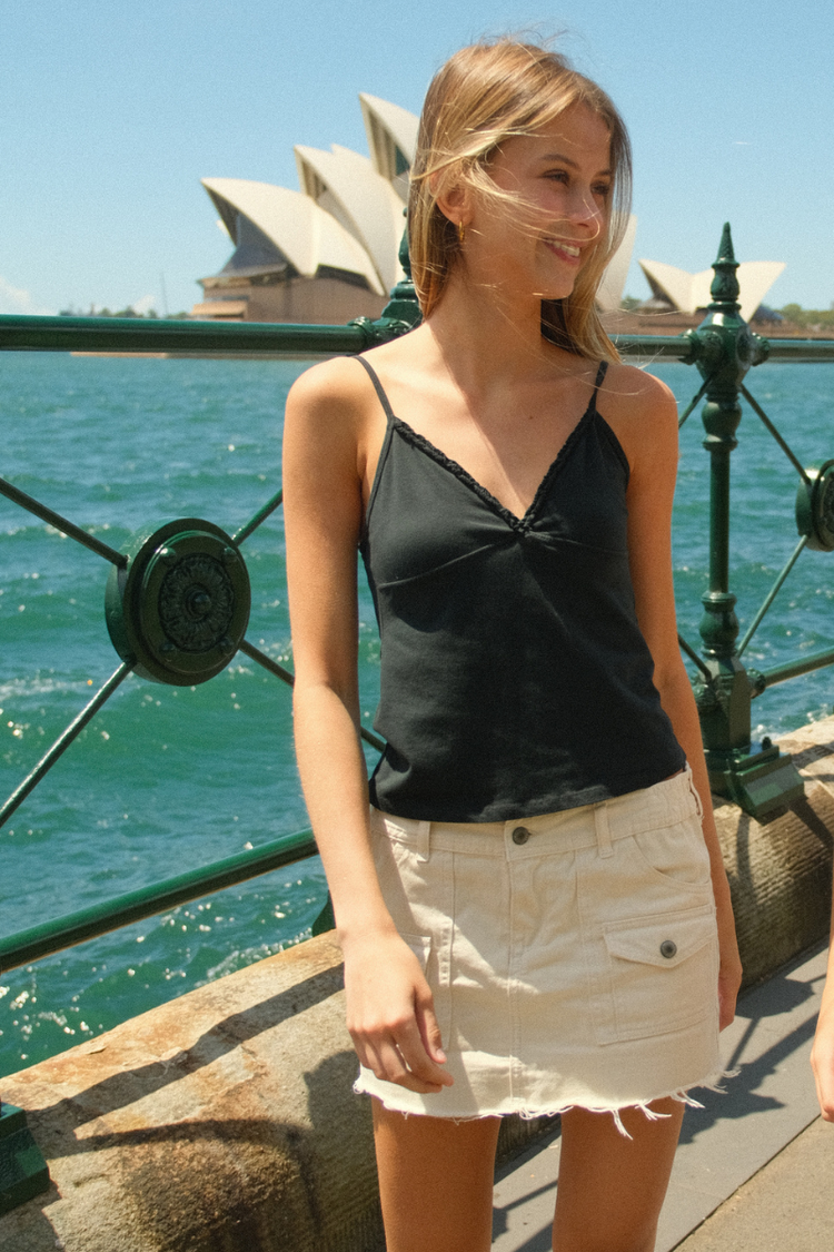 Amara Tank | Black / XS/S