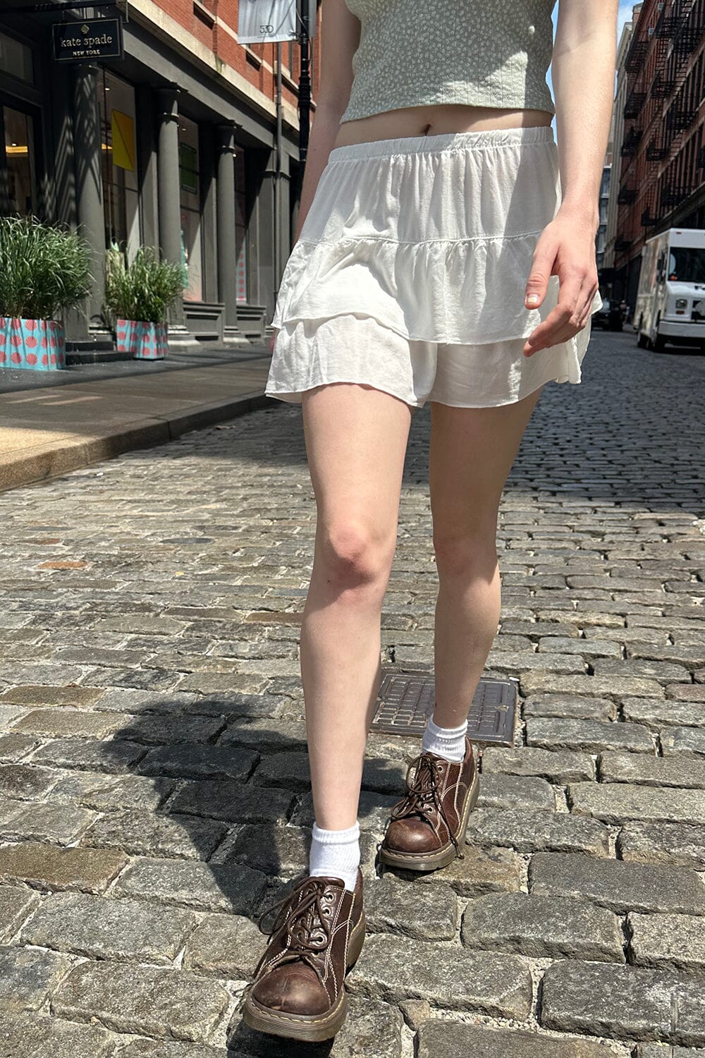 brandy melville white mini dress Izzy Mini Skirt
