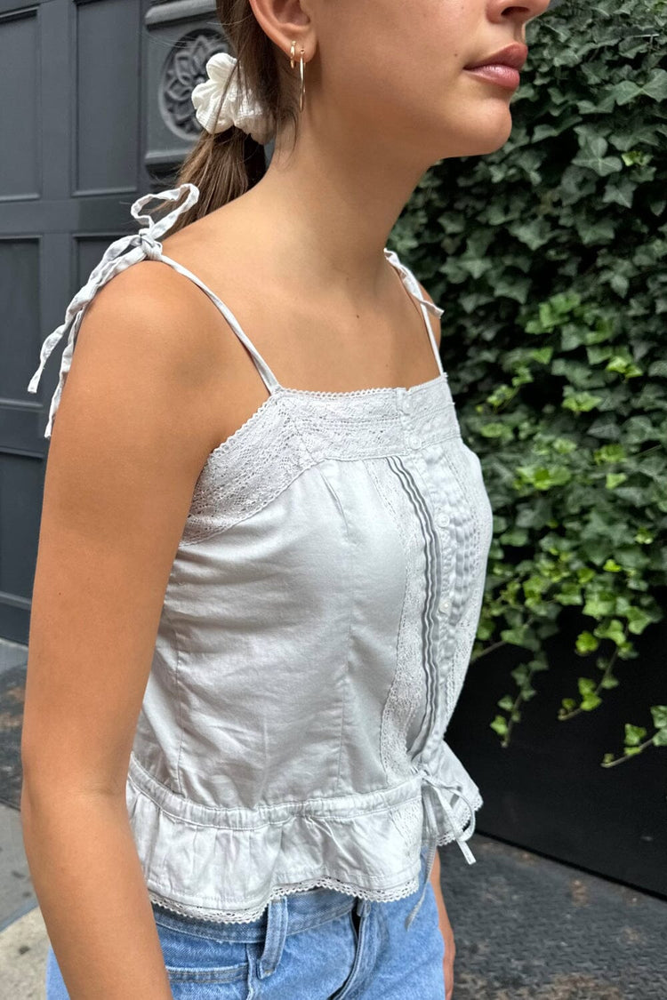 Maeve Top | Dusty Blue / S