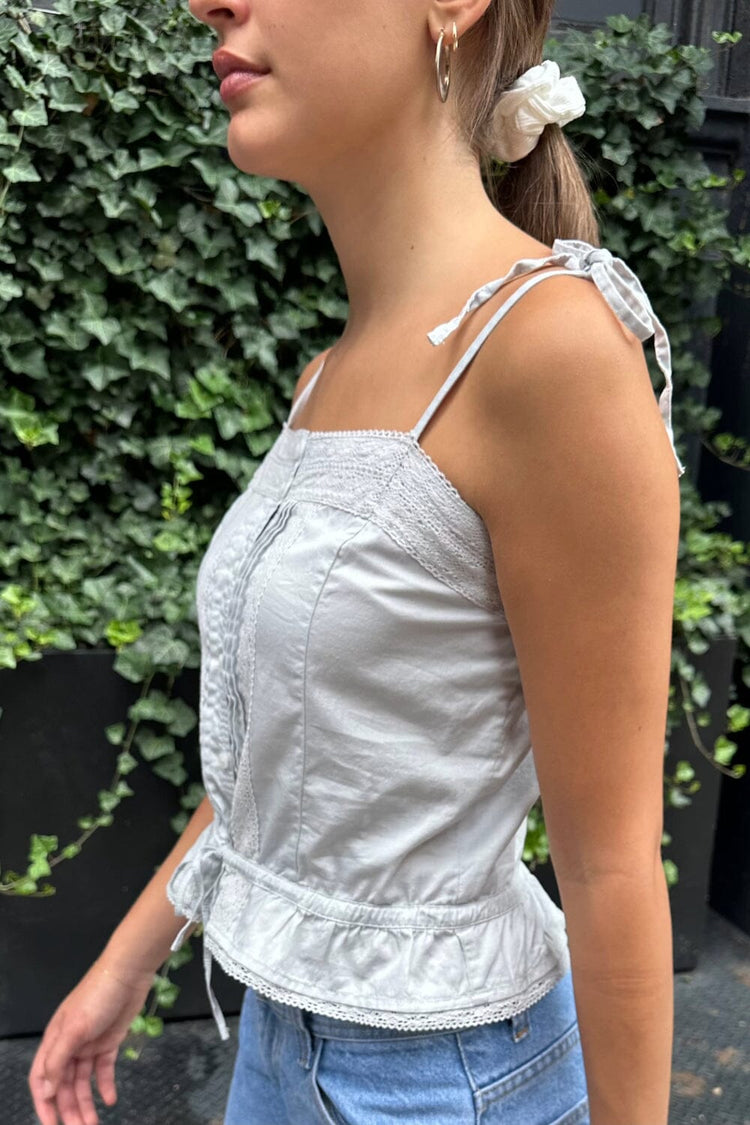 Maeve Top | Dusty Blue / S