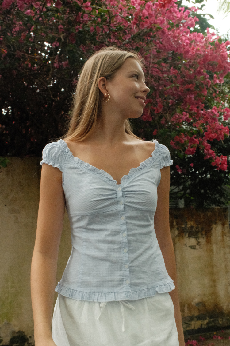 Elena Gingham Top | Elena Gingham Top