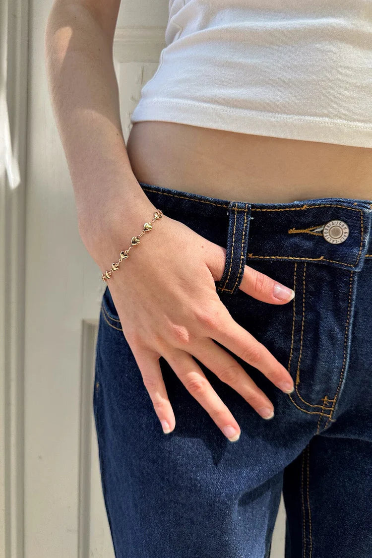 Hearts Bracelets | Gold