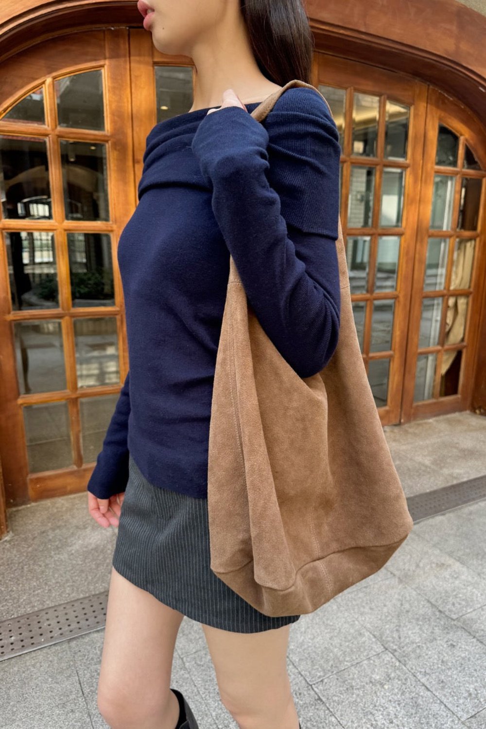 Shoulder Bag Brandy Melville Tote Bag Suede Shoulder Bag