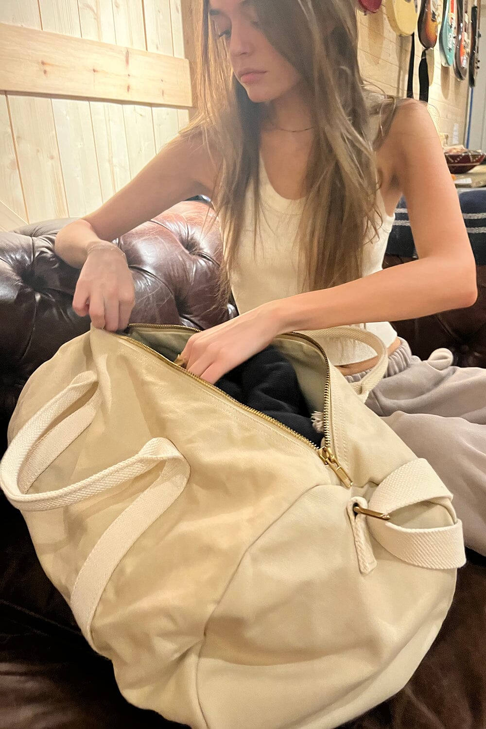 Brandy melville store duffle bag