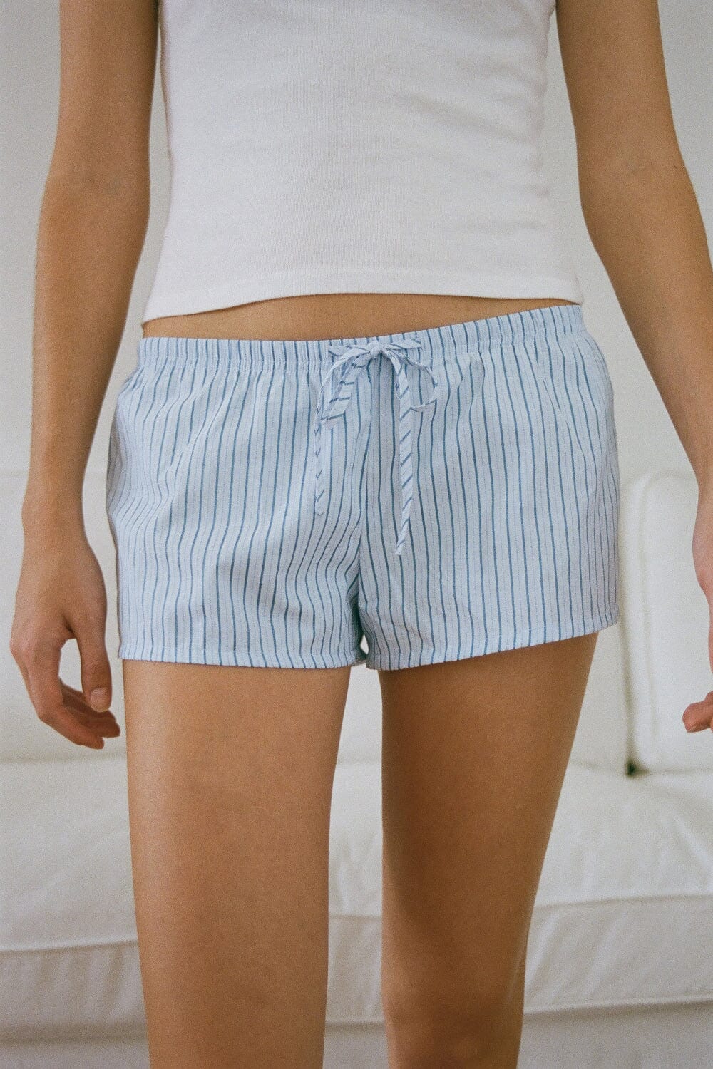 Light Blue With Faded Blue Stripes / XS/S