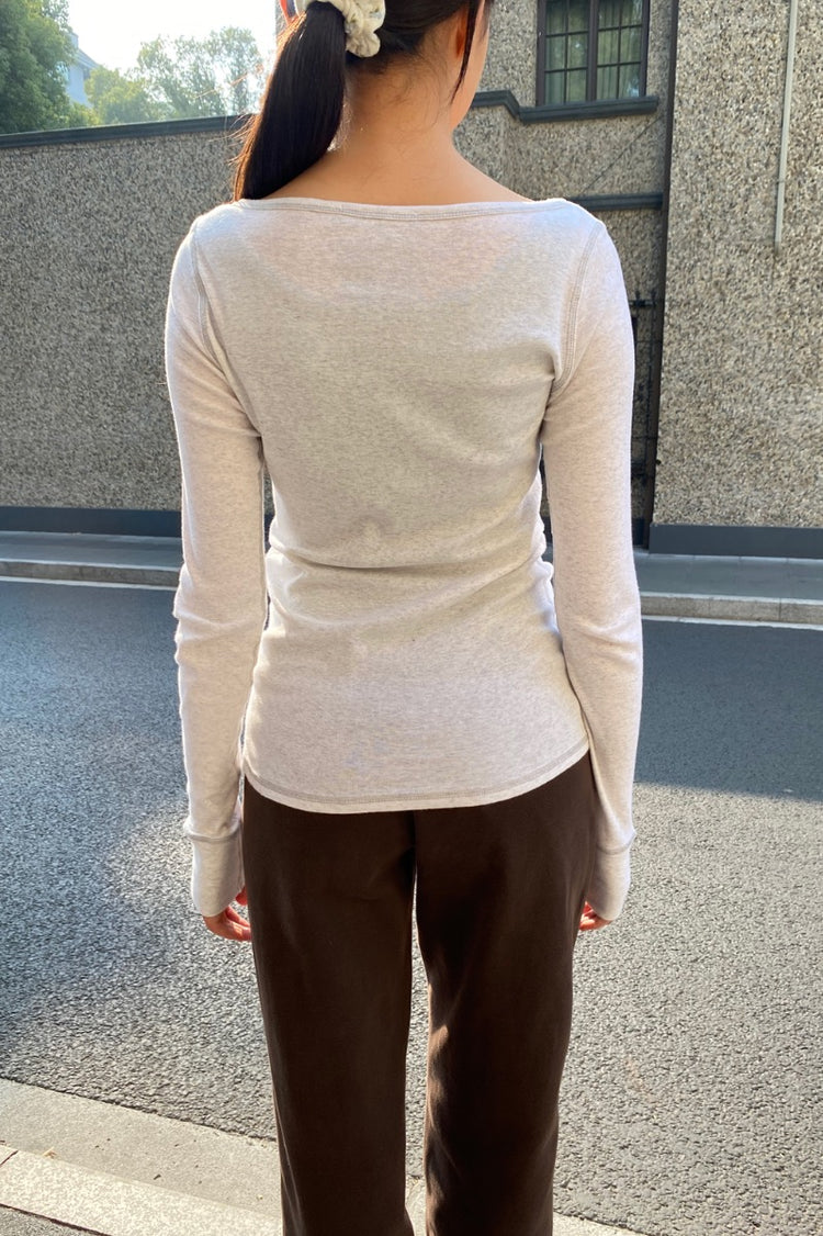 Zelly Top | Silver Grey / XS/S