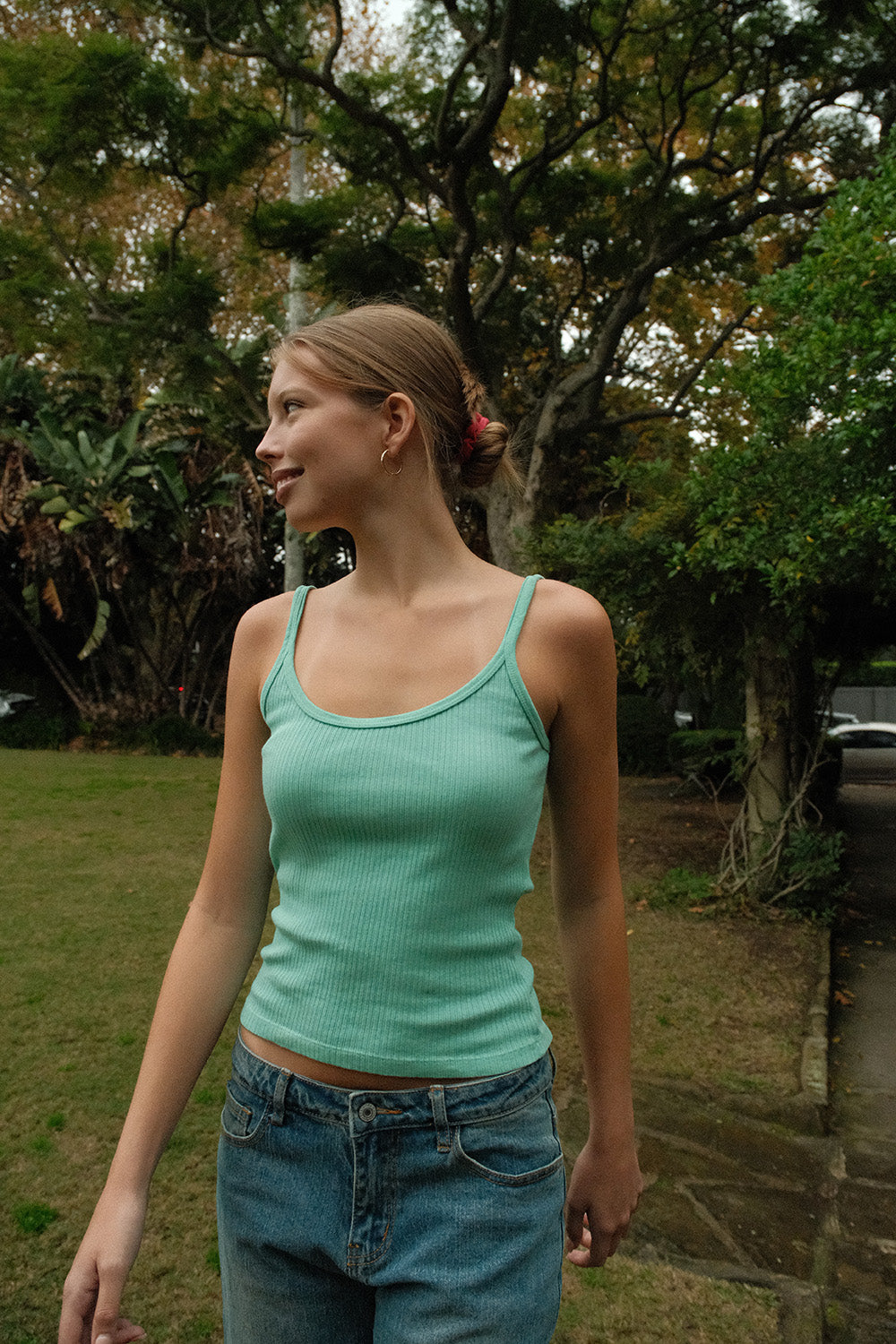 Beyonca Tank | Aquamarine / XS/S