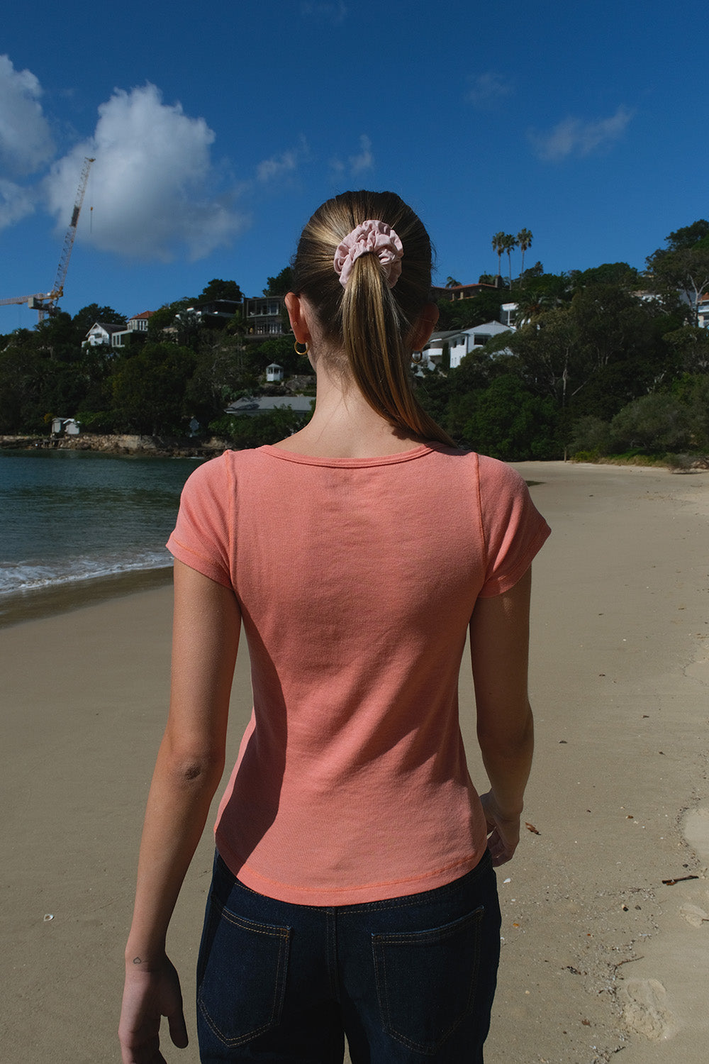 Hailie Top | Rosa Coral / XS/S