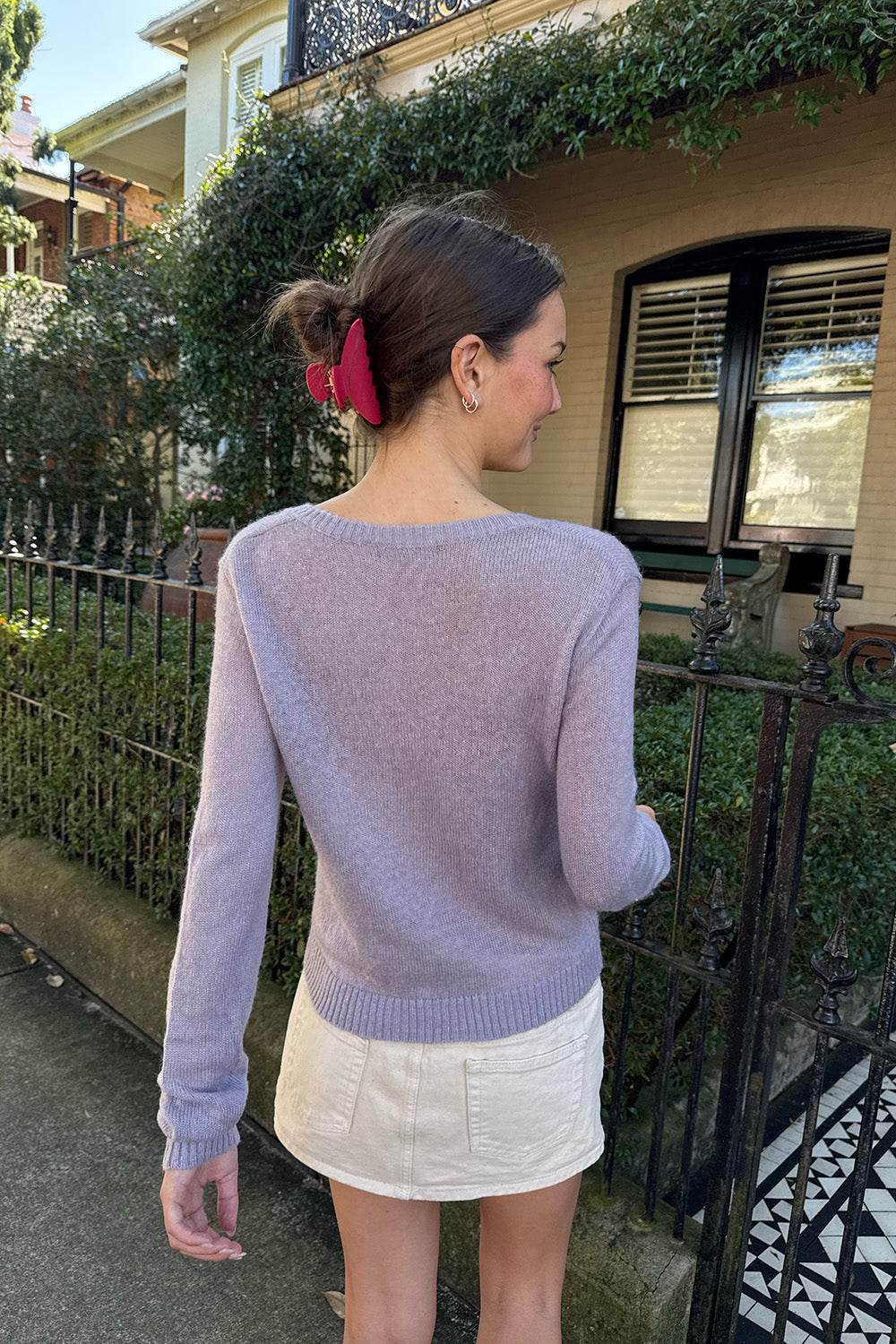 Rachel Sweater | Lilac / XS/S