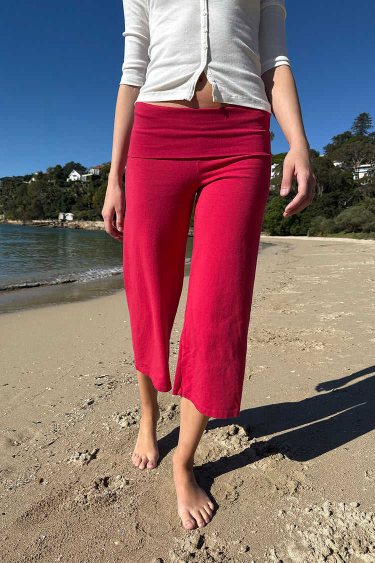 Priscilla Capri Pants | Bright Red / XS/S