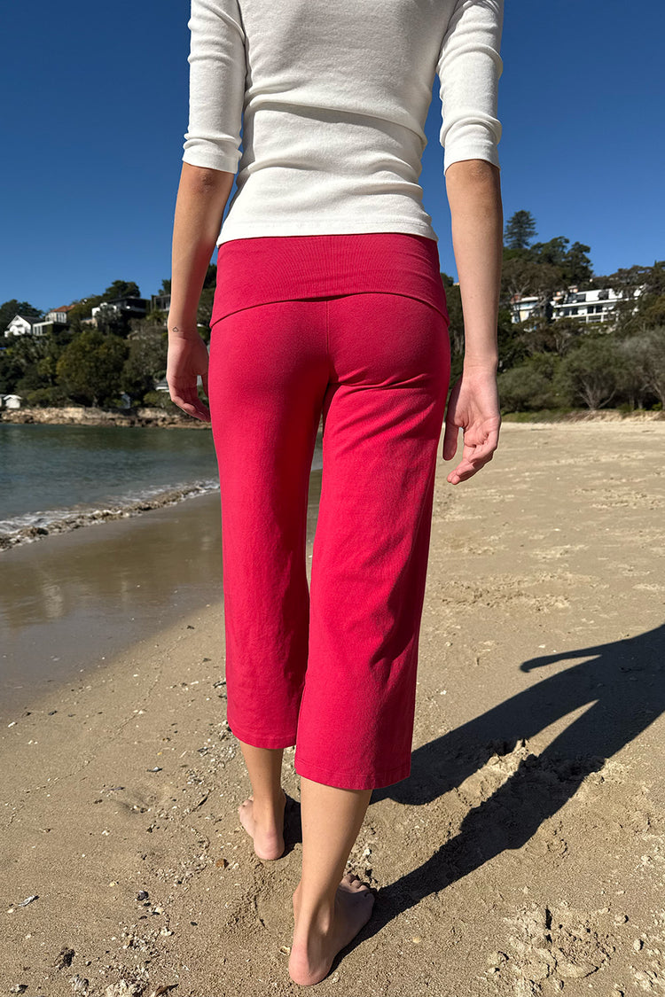 Priscilla Capri Pants | Bright Red / XS/S