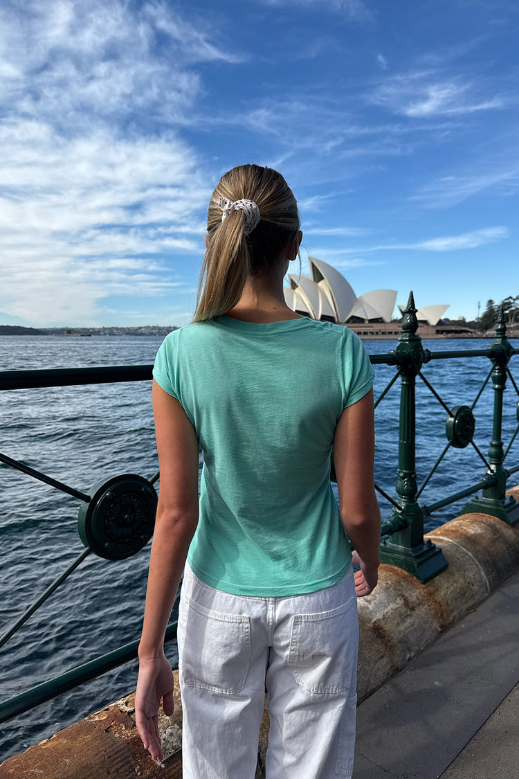 Chloe Top | Seafoam Teal / S