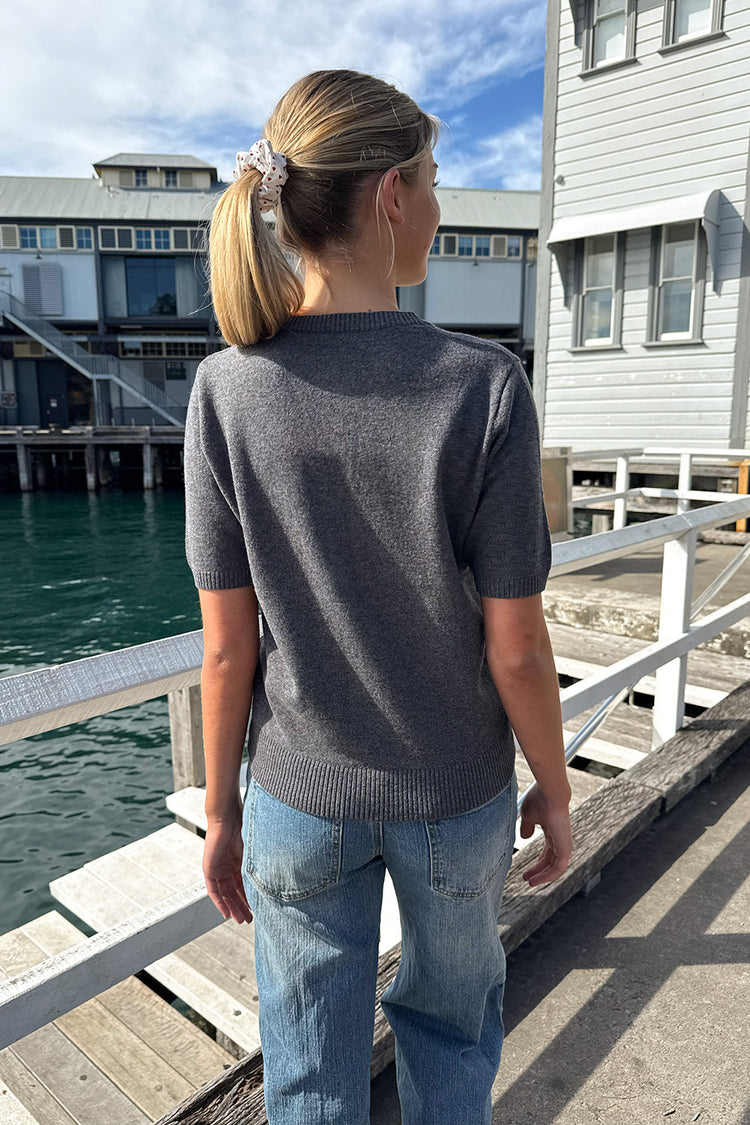 Finley Top | Dark Grey / S