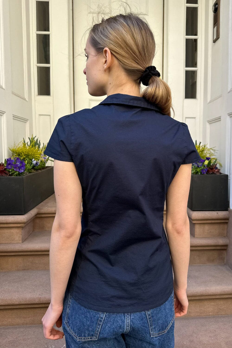 Rue Top | Navy Blue / XS/S