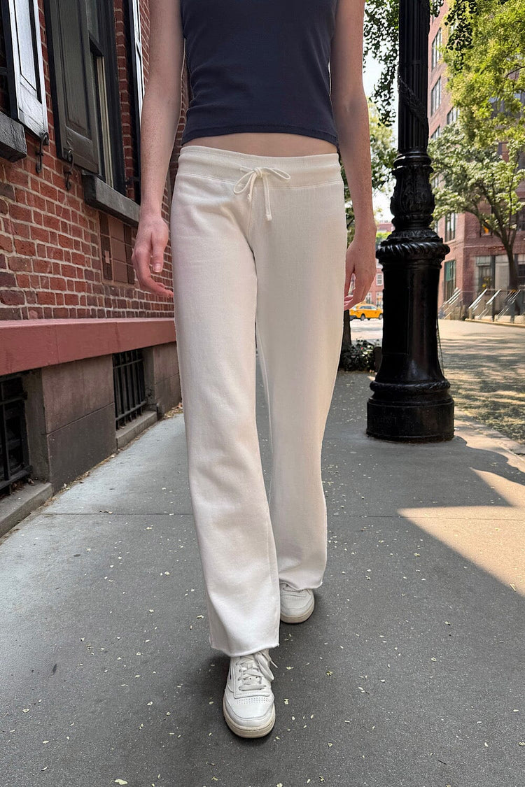 Hillary Soft Yoga Pants | Natural White / S