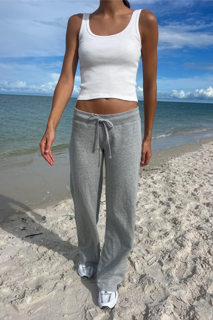 Hillary Soft Yoga Pants | Heather Grey / XS/S