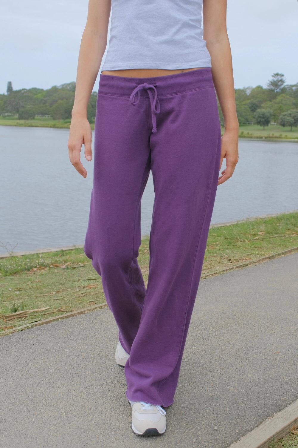 Hillary Soft Yoga Pants | Deep Purple / XS/S