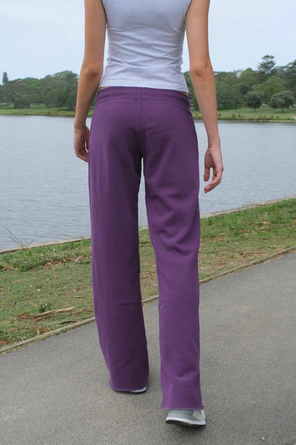 Hillary Soft Yoga Pants | Deep Purple / XS/S