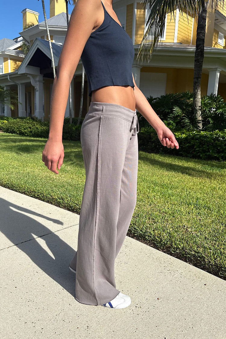 Hillary Soft Yoga Pants | Light Charcoal Grey / XS/S