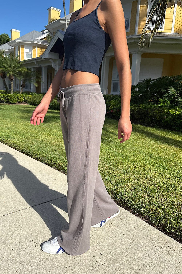 Hillary Soft Yoga Pants | Light Charcoal Grey / XS/S