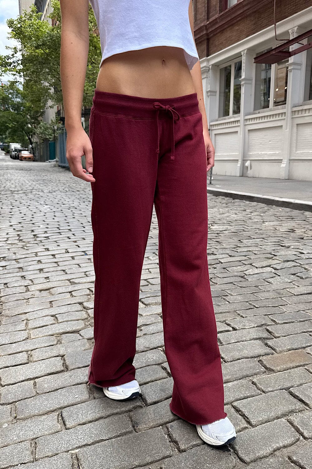 Hillary Soft Yoga Pants | Burgundy / XS/S