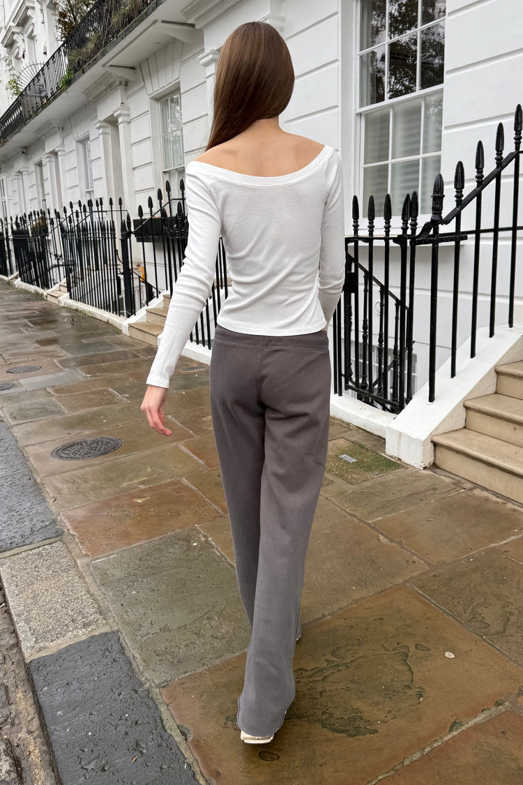 Hillary Soft Yoga Pants | Dark Ash / XS/S