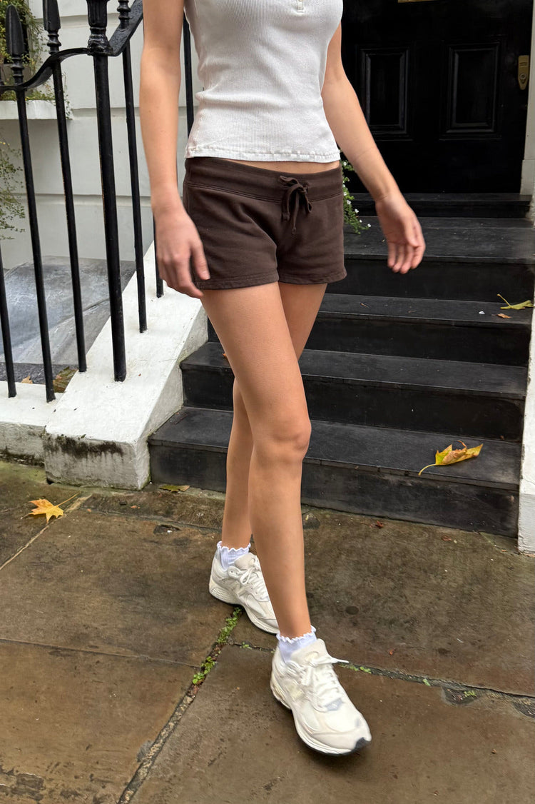 Marcie Sweatshorts | Dark Brown / XS/S