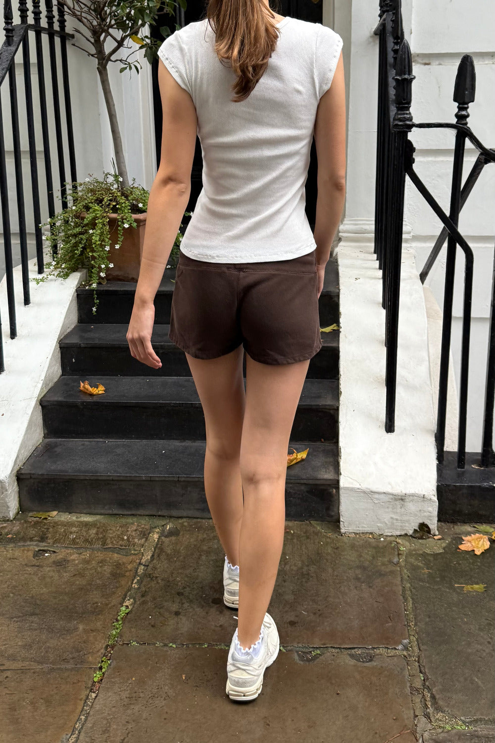Marcie Sweatshorts | Dark Brown / XS/S