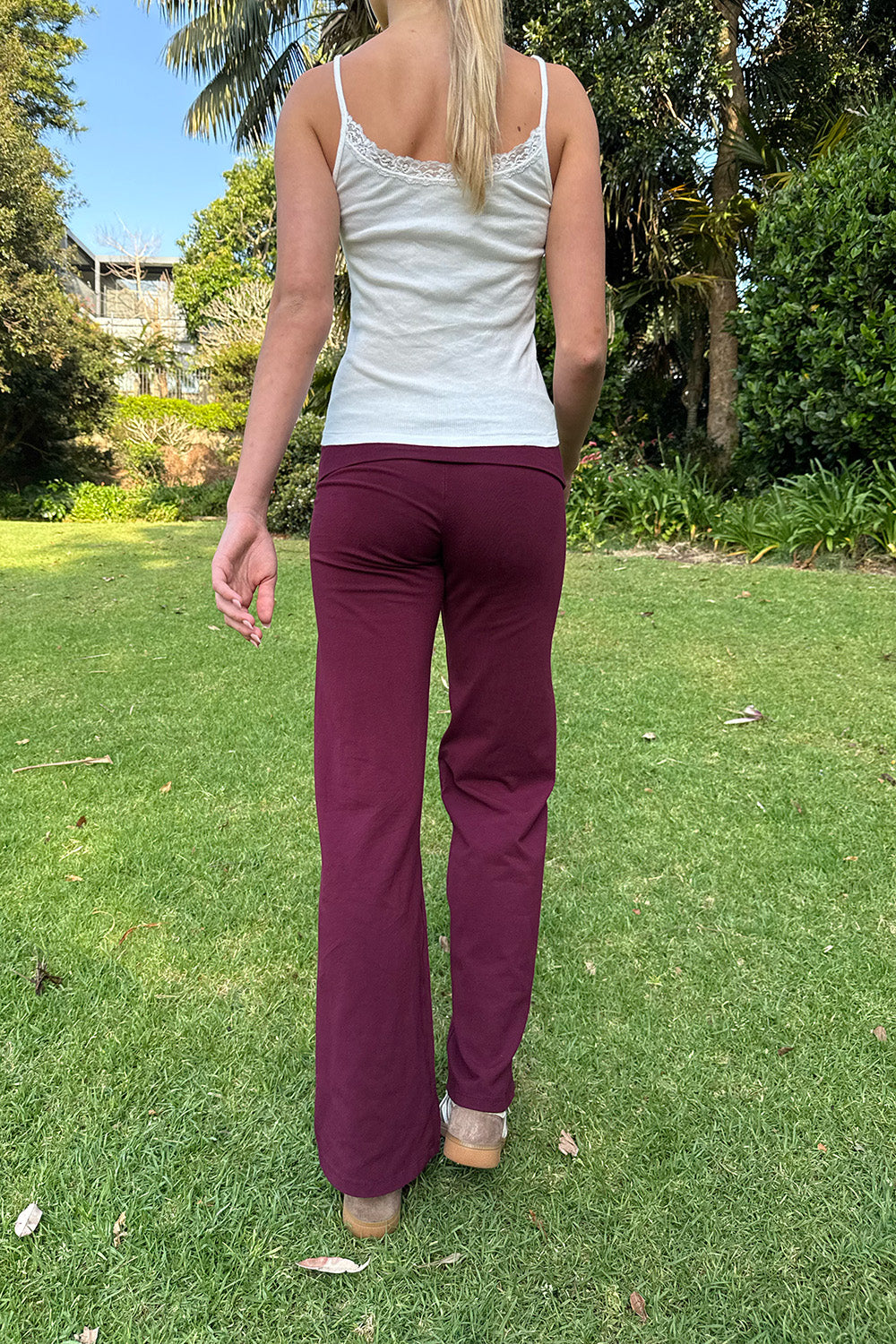 Priscilla Pants | Plum / XS/S