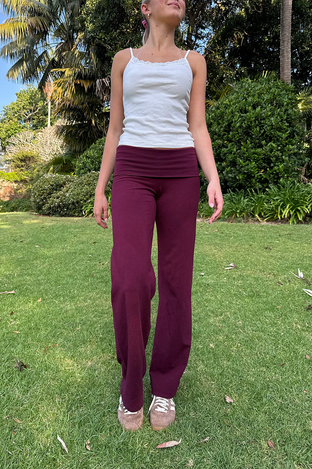 Priscilla Pants | Plum / XS/S