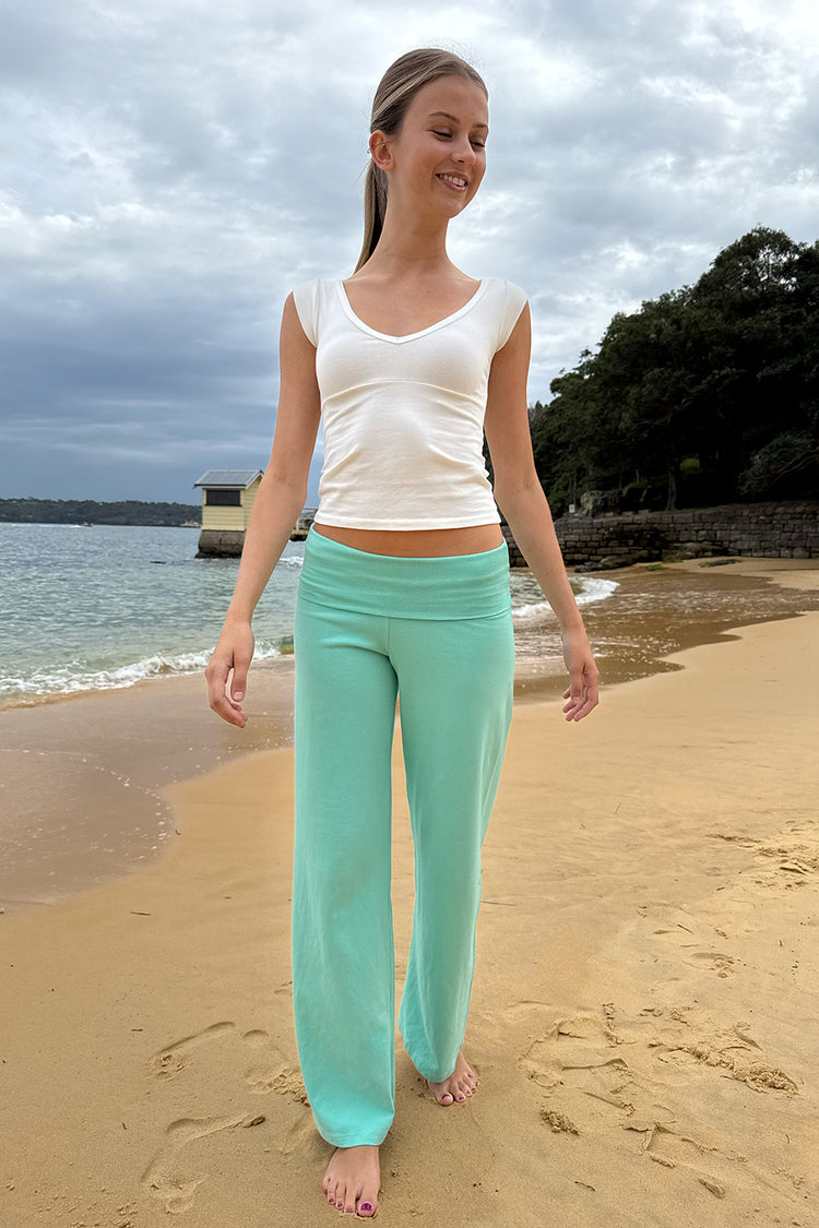 Priscilla Pants | Aquamarine / XS/S