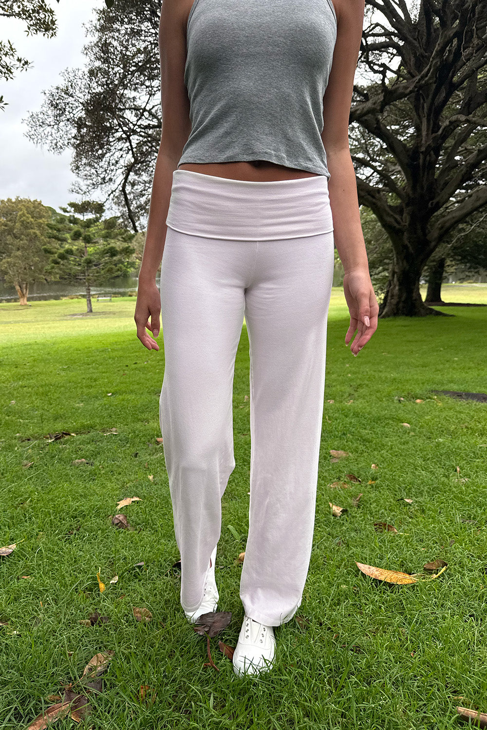 Priscilla Pants | Blush White / XS/S