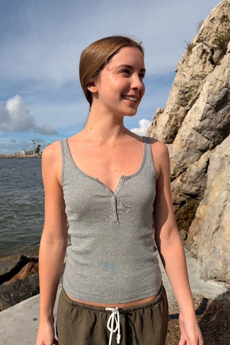 Simone Tank | Ash Grey / XS/S