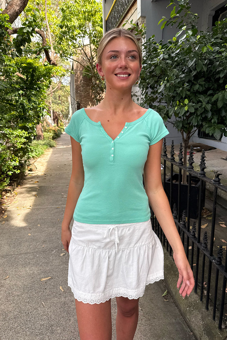 Zelly Top | Seafoam Teal / XS/S
