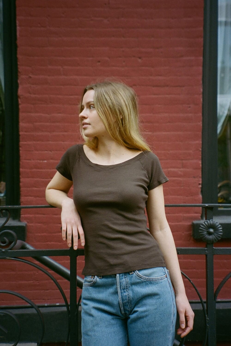 Ginny Top | Mocha / XS/S