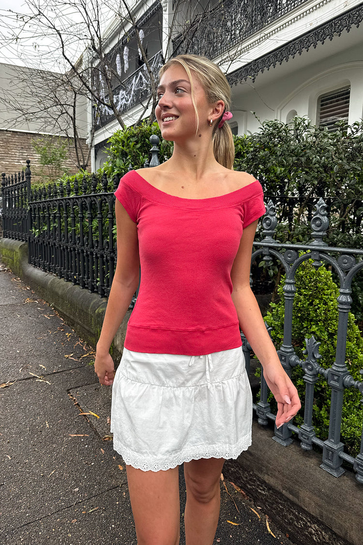 Ginny Top | Red / XS/S