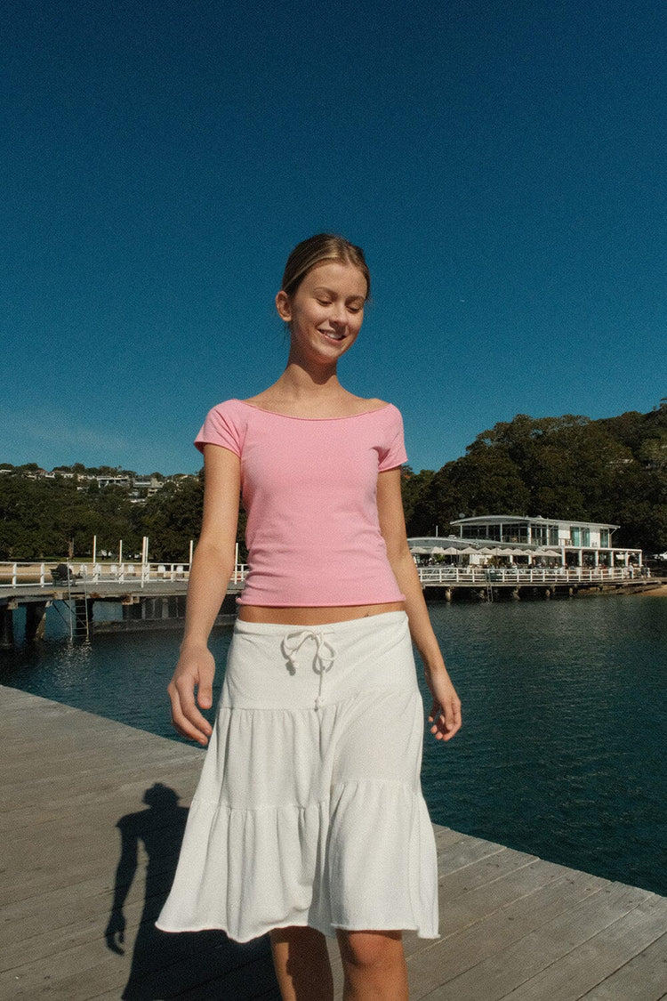 Bonnie Top | Bubblegum Pink / XS/S