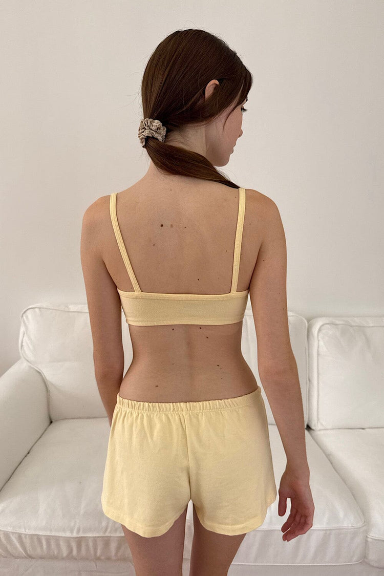 Isla Tank Top | Pastel Yellow / XS/S