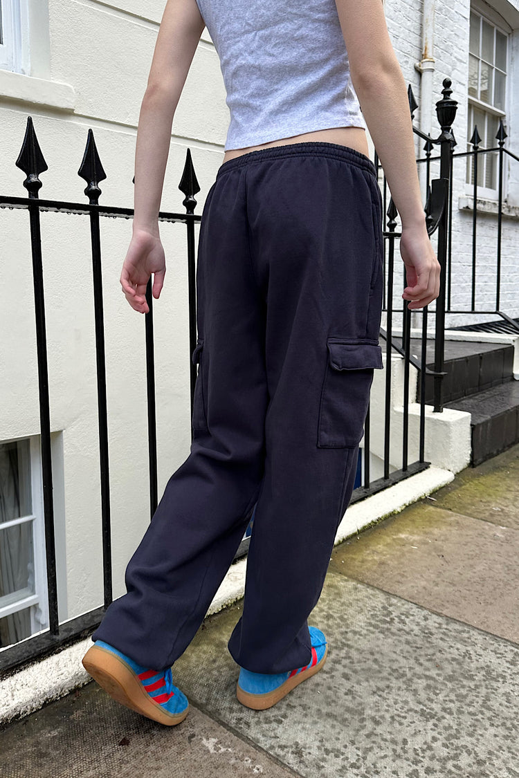 Rosa Pockets Sweatpants | Navy Blue / S/M