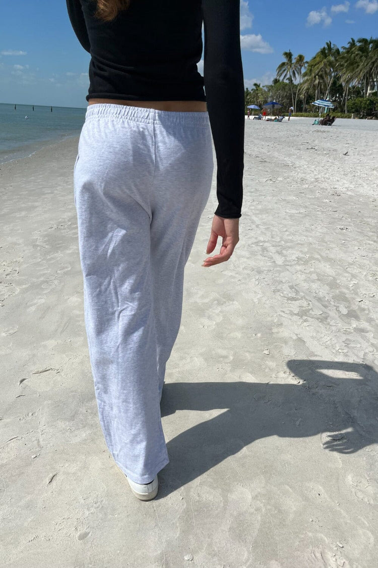 Anastasia Sweatpants | Light Silver / S/M