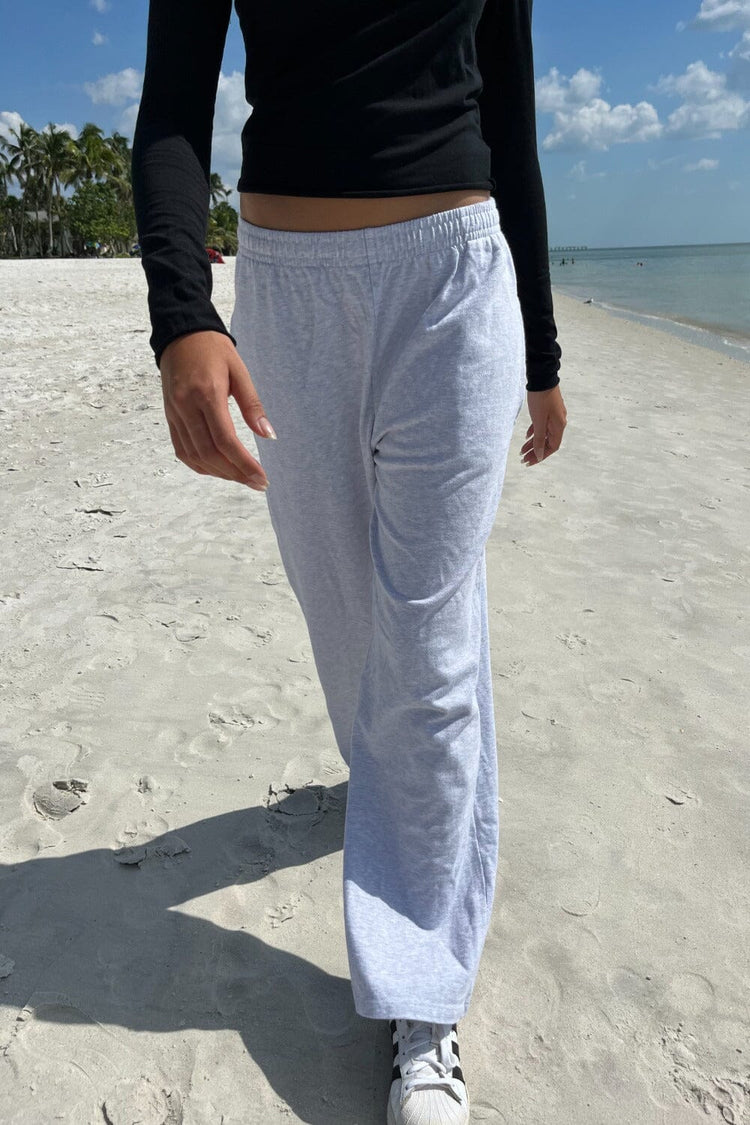 Anastasia Sweatpants | Light Silver / S/M