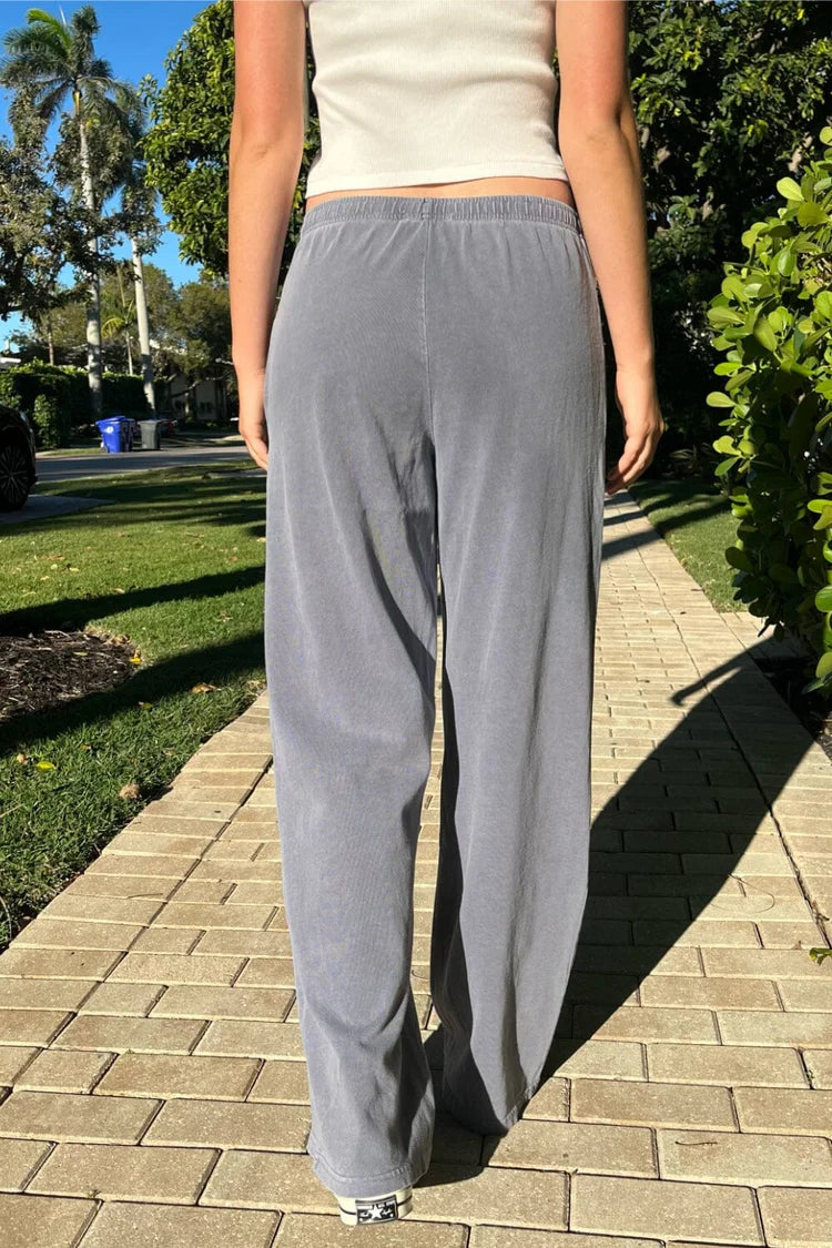 Autumn Tie Sweatpants | Faded Blue / XS/S
