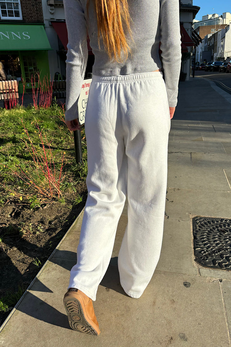 Anastasia Soft Sweatpants | Off White / S/M