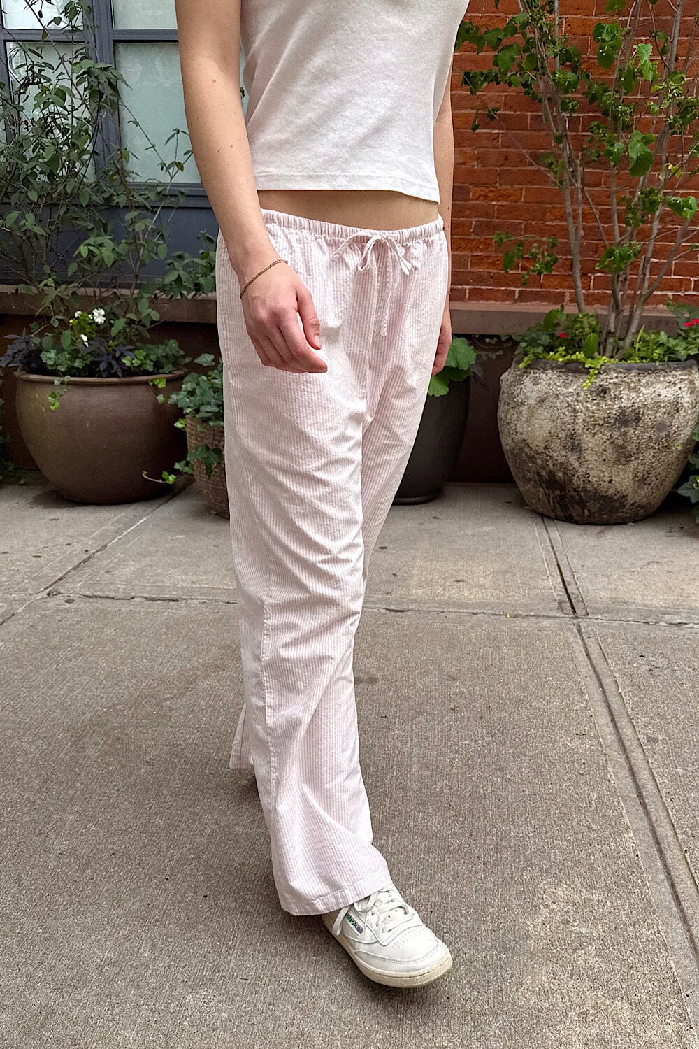 Pink and White Stripes / S
