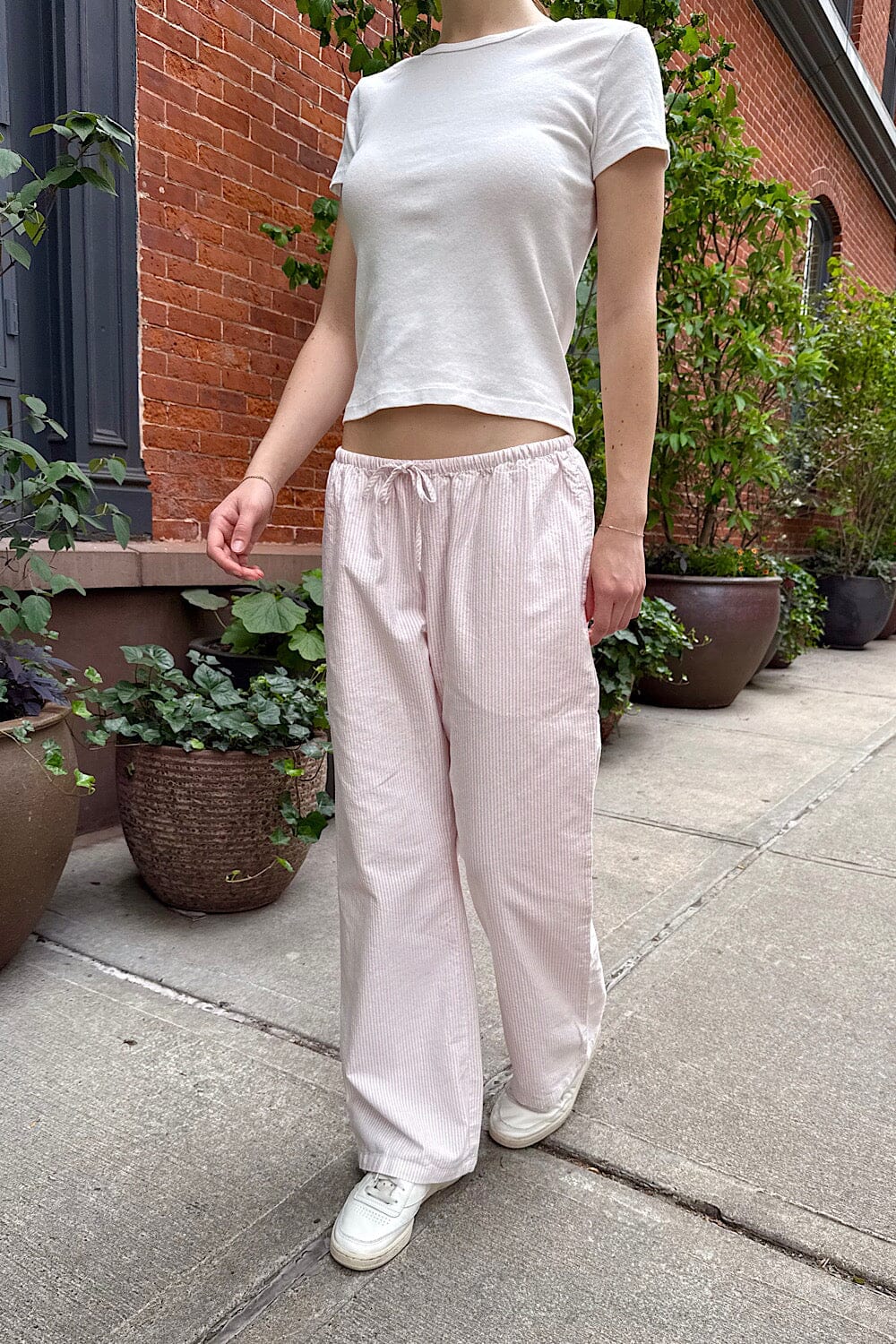 Pink and White Stripes / S