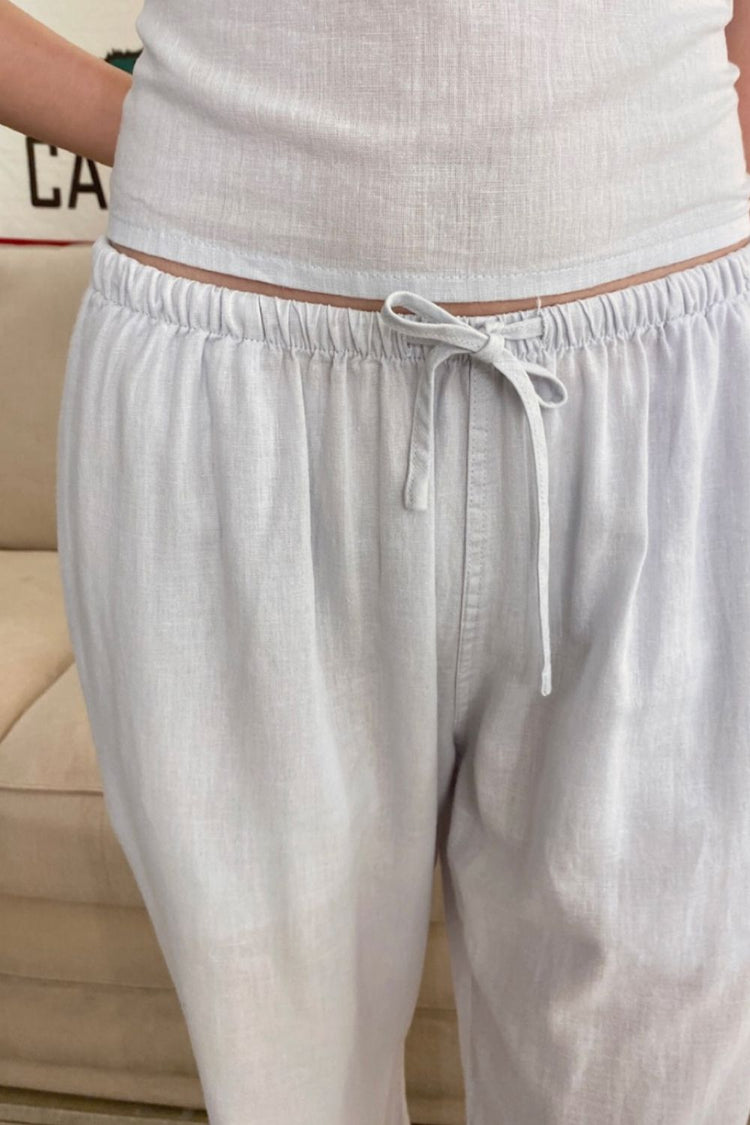 Nanda Pants | Light Blue Suede / S/M