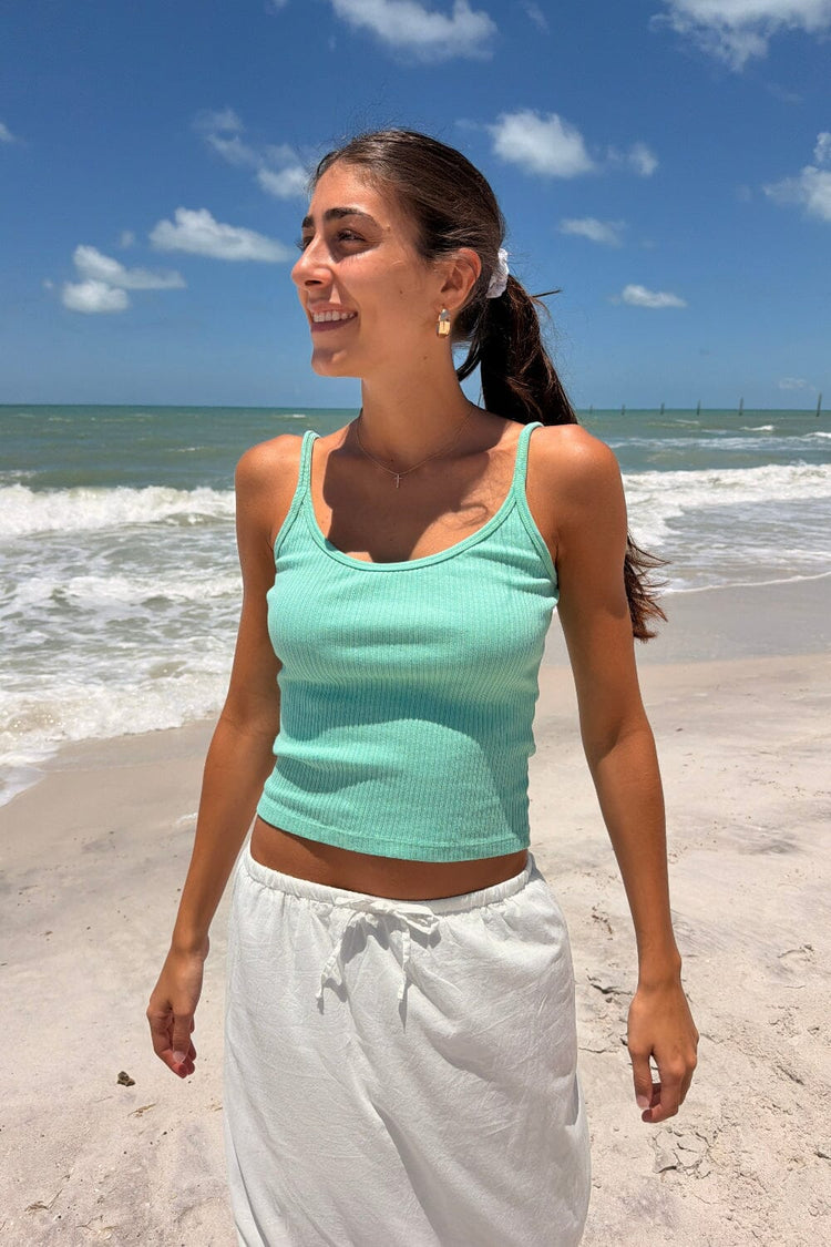 Beyonca Tank Top | Seafoam Green / XS/S